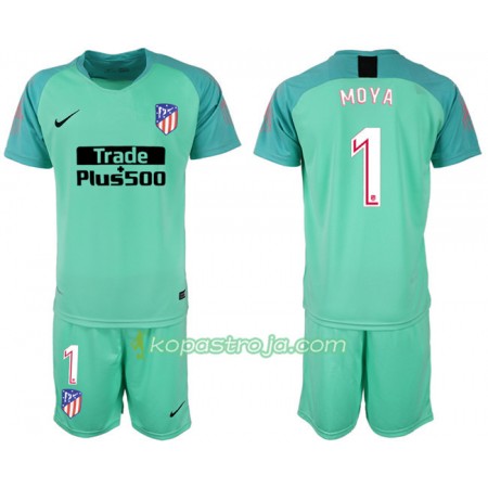 Billiga Fotbollströjor Atlético Madrid Målvakt Moya 1 Barn tröja 2018/19 Kortärmad
